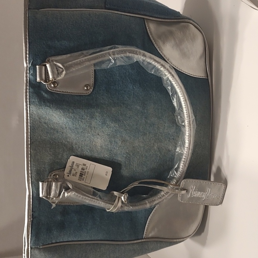 Denim Vintage Neiman Marcus Tote Vintage Acid Wash With Tags NWT